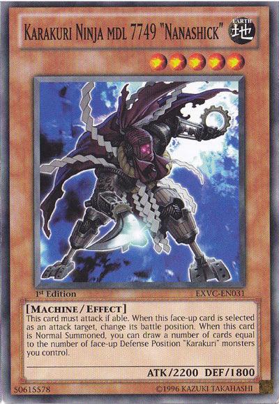 Karakuri Ninja mdl 7749 "Nanashick" [EXVC-EN031] Common - Josh's Cards
