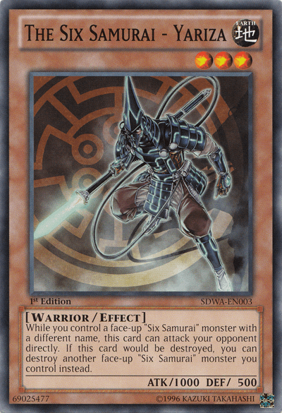 The Six Samurai - Yariza [SDWA-EN003] Common - Josh's Cards