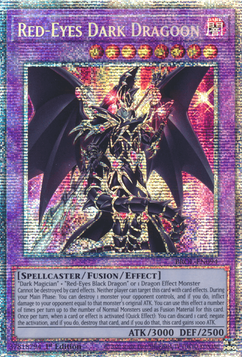 Red-Eyes Dark Dragoon [BROL-EN094] Starlight Rare - Josh's Cards