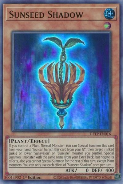 Sunseed Shadow [GFTP-EN016] Ultra Rare - Josh's Cards