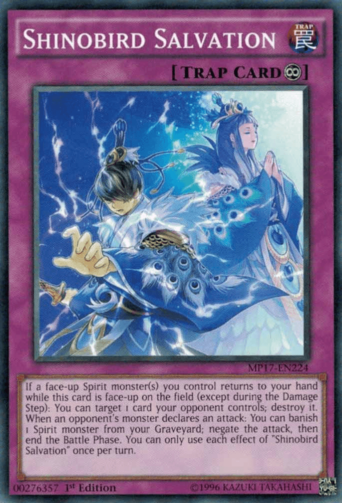Shinobird Salvation [MP17-EN224] Common - Josh's Cards