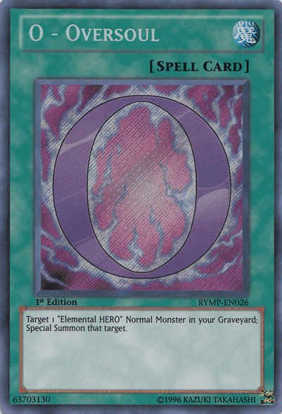 O - Oversoul [RYMP-EN026] Secret Rare - Josh's Cards