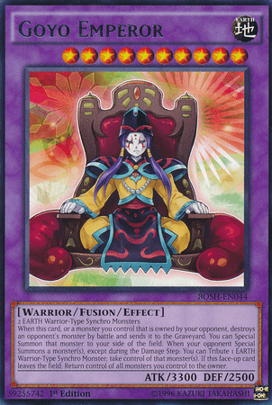 Goyo Emperor [BOSH-EN044] Rare - Josh's Cards