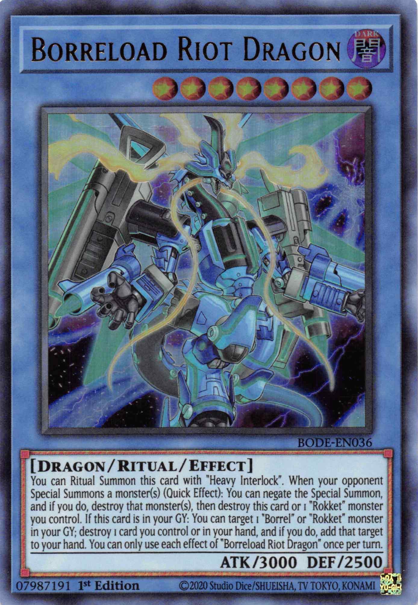 Borreload Riot Dragon [BODE-EN036] Ultra Rare - Josh's Cards