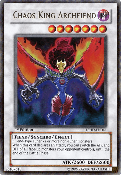 Chaos King Archfiend [TSHD-EN041] Ultra Rare - Josh's Cards
