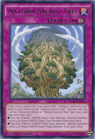 Naturia Sacred Tree [NECH-EN076] Rare - Josh's Cards