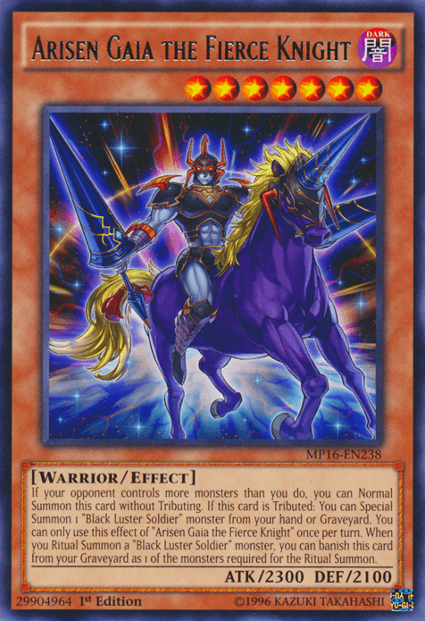Arisen Gaia the Fierce Knight [MP16-EN238] Rare - Josh's Cards