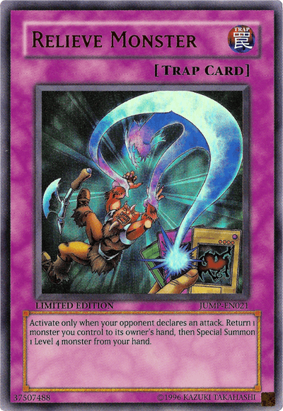 Relieve Monster [JUMP-EN021] Ultra Rare - Josh's Cards