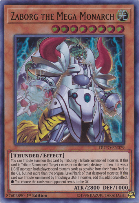 Zaborg the Mega Monarch [DUPO-EN079] Ultra Rare - Josh's Cards