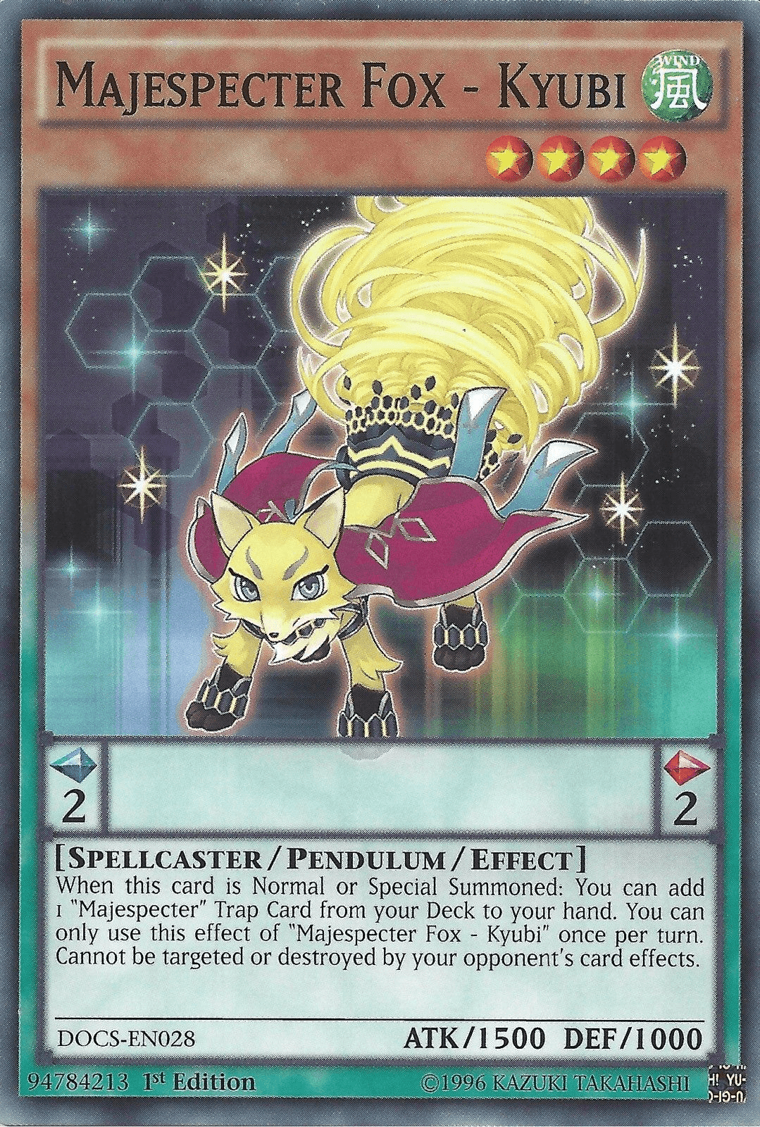Majespecter Fox - Kyubi [DOCS-EN028] Common - Josh's Cards
