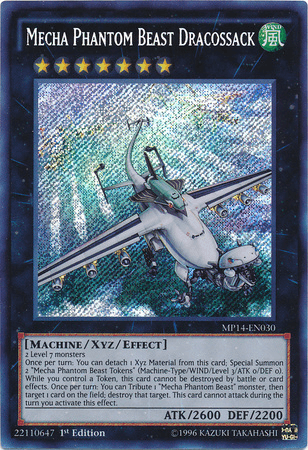 Mecha Phantom Beast Dracossack [MP14-EN030] Secret Rare - Josh's Cards