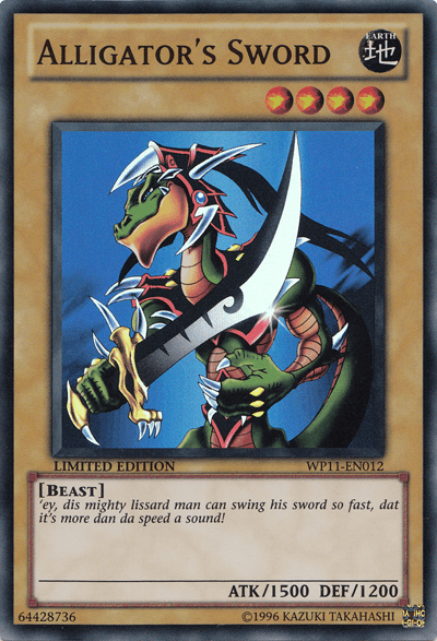 Alligator's Sword [WP11-EN012] Super Rare - Josh's Cards