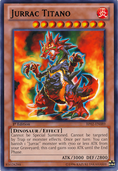 Jurrac Titano [BP02-EN089] Mosaic Rare - Josh's Cards