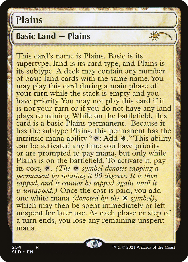 Plains (SLD-254) - Secret Lair Drop Foil