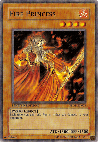 Fire Princess [GLD1-EN005] Common - Josh's Cards