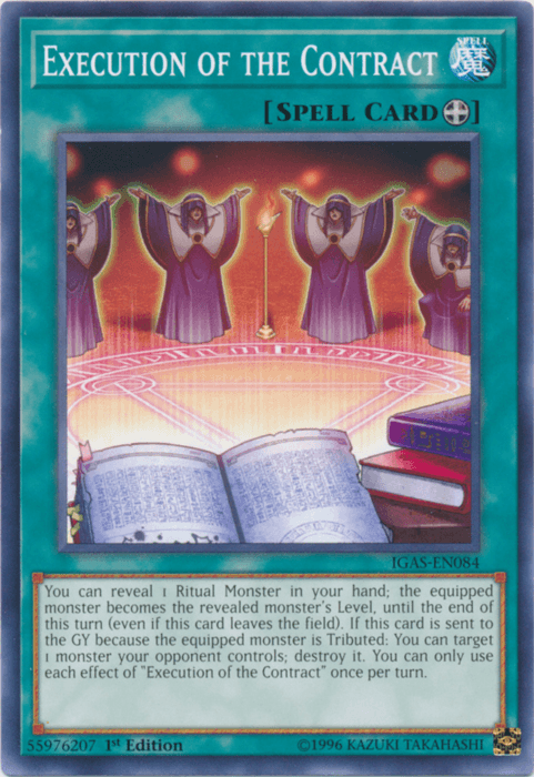 Execution of the Contract [IGAS-EN084] Common - Josh's Cards