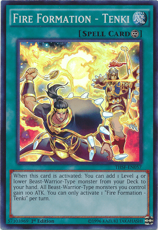 Fire Formation - Tenki [THSF-EN057] Super Rare - Josh's Cards