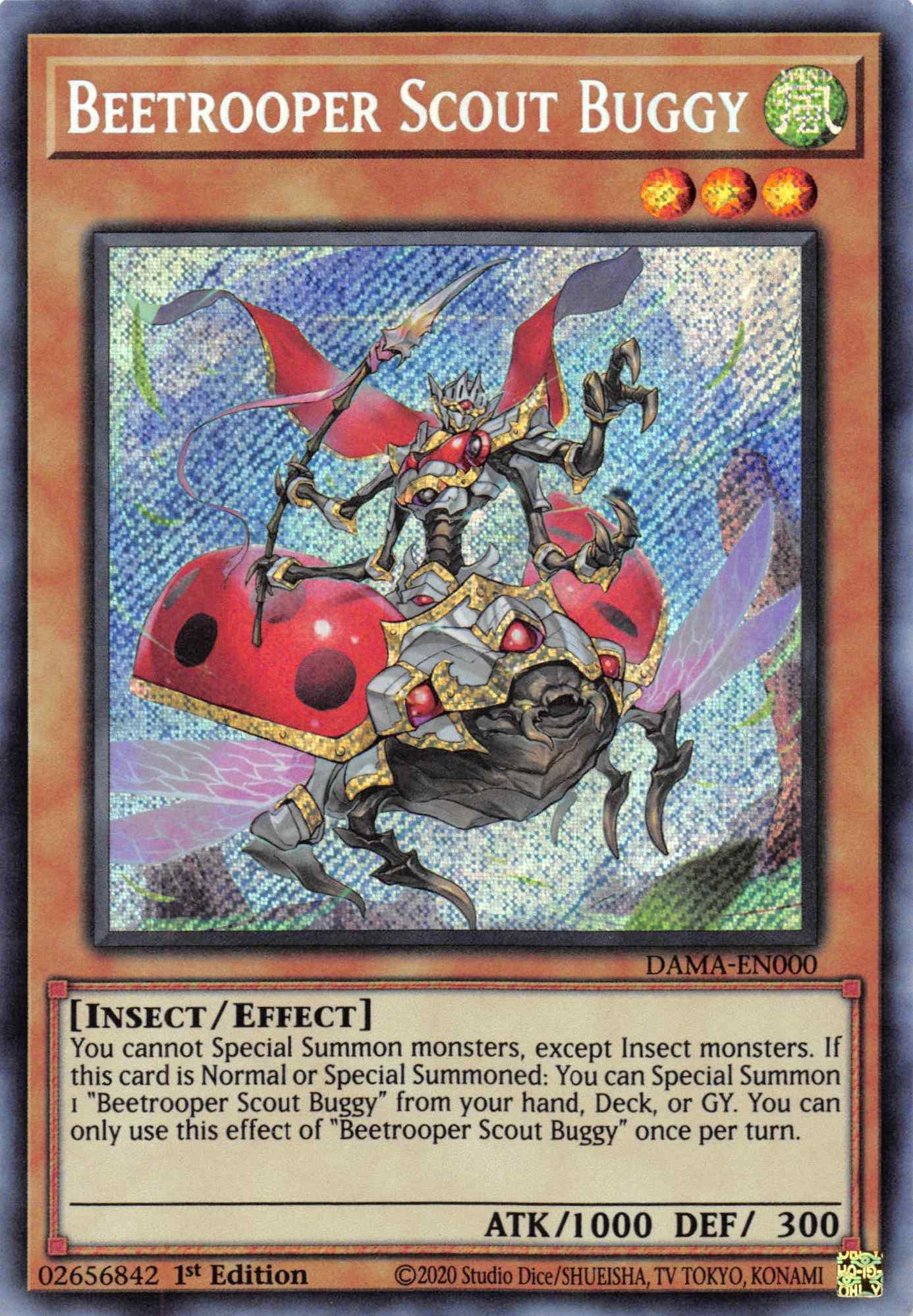 Beetrooper Scout Buggy [DAMA-EN000] Secret Rare - Josh's Cards