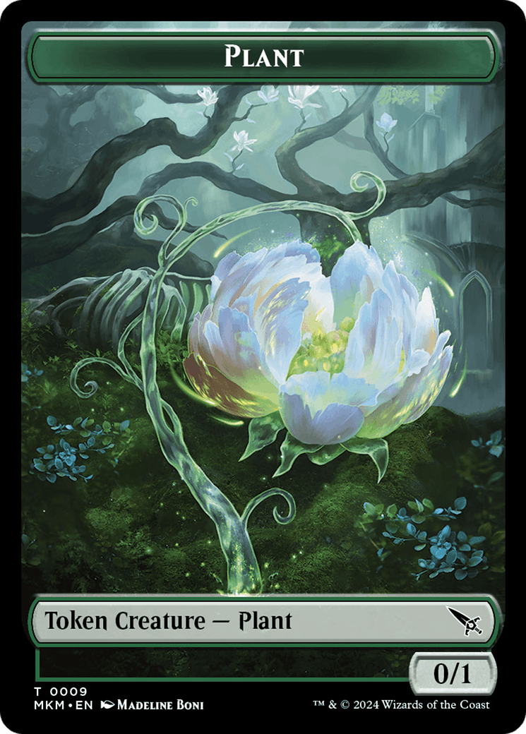 Thopter (0020) // Plant Double-Sided Token [Murders at Karlov Manor Tokens] - Josh's Cards