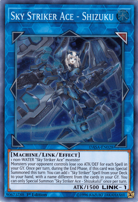 Sky Striker Ace - Shizuku [DASA-EN028] Super Rare - Josh's Cards