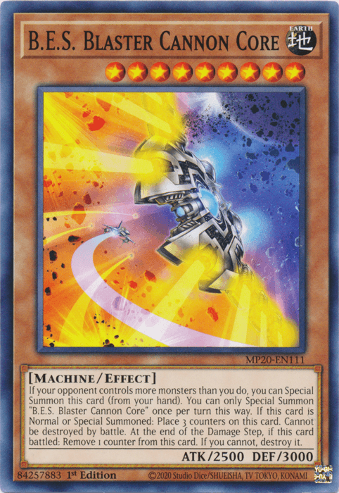 B.E.S. Blaster Cannon Core [MP20-EN111] Common - Josh's Cards