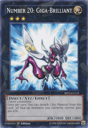 Number 20: Giga-Brilliant [ZTIN-ENV02] Ultimate Rare - Josh's Cards