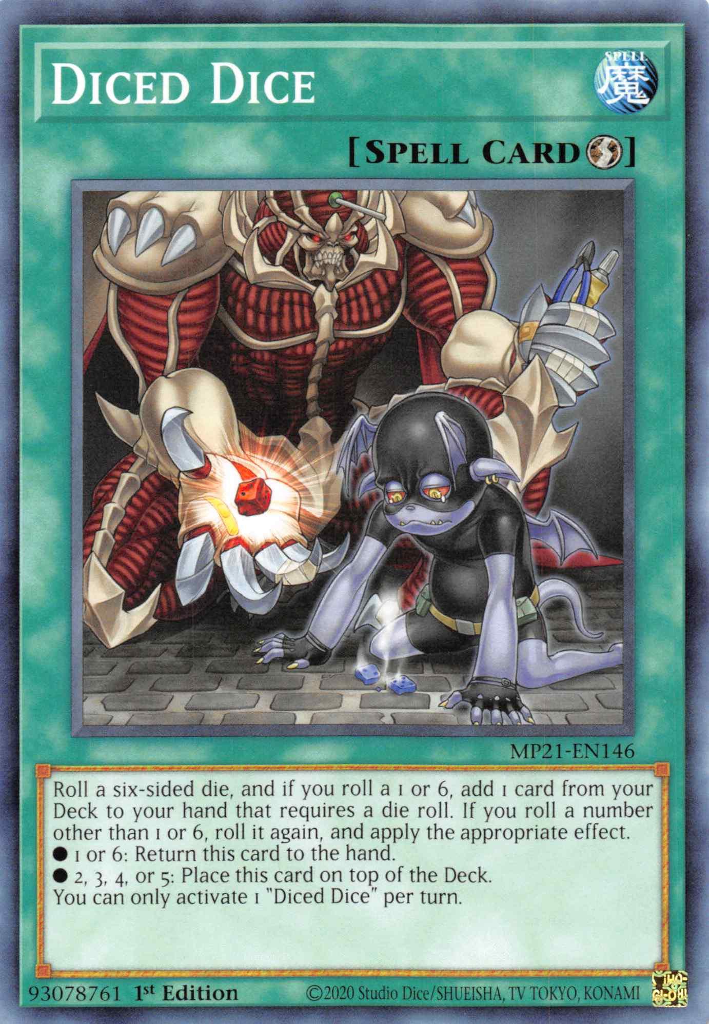 Diced Dice [MP21-EN146] Common - Josh's Cards