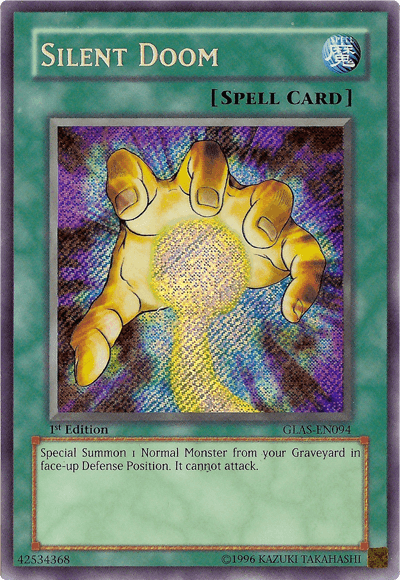 Silent Doom [GLAS-EN094] Secret Rare - Josh's Cards