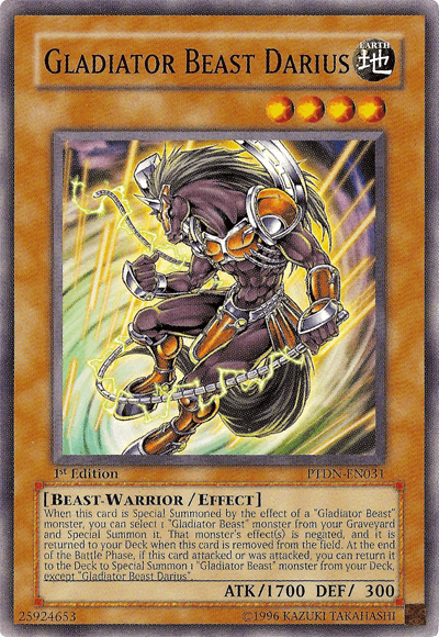 Gladiator Beast Darius [PTDN-EN031] Common - Josh's Cards