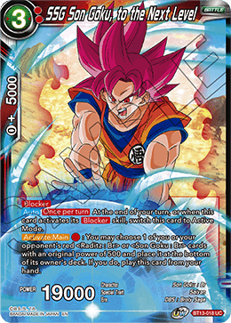 SSG Son Goku, to the Next Level (Uncommon) (BT13-018) [Supreme Rivalry] Parallel Foil