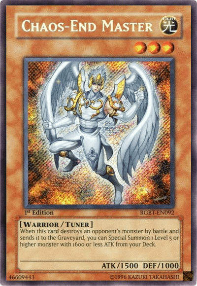 Chaos-End Master [RGBT-EN092] Secret Rare - Josh's Cards
