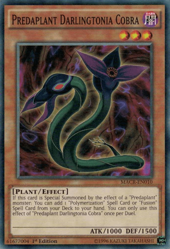 Predaplant Darlingtonia Cobra [MACR-EN010] Common - Josh's Cards
