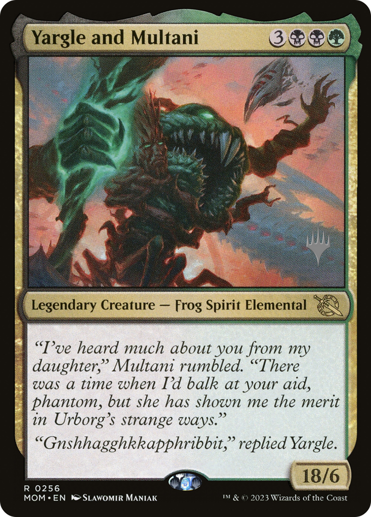 Yargle and Multani (PPMOM-256) - March of the Machine Promos Foil
