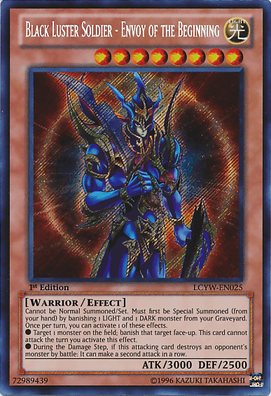 Black Luster Soldier - Envoy of the Beginning [LCYW-EN025] Secret Rare - Josh's Cards