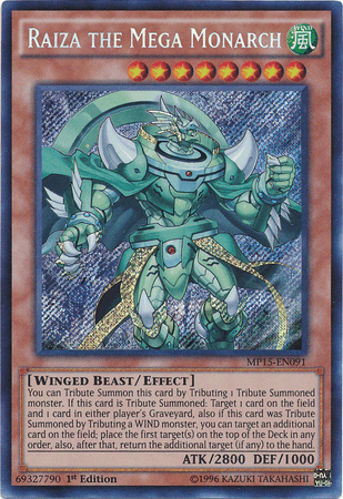 Raiza the Mega Monarch [MP15-EN091] Secret Rare - Josh's Cards