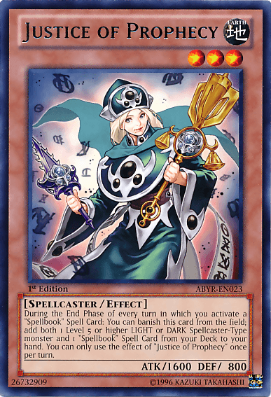 Justice of Prophecy [ABYR-EN023] Rare - Josh's Cards