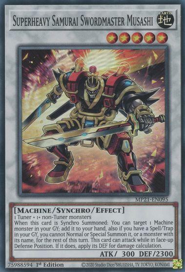 Superheavy Samurai Swordmaster Musashi [MP21-EN095] Super Rare - Josh's Cards
