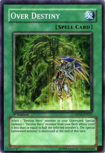 Over Destiny [DP05-EN021] Super Rare - Josh's Cards