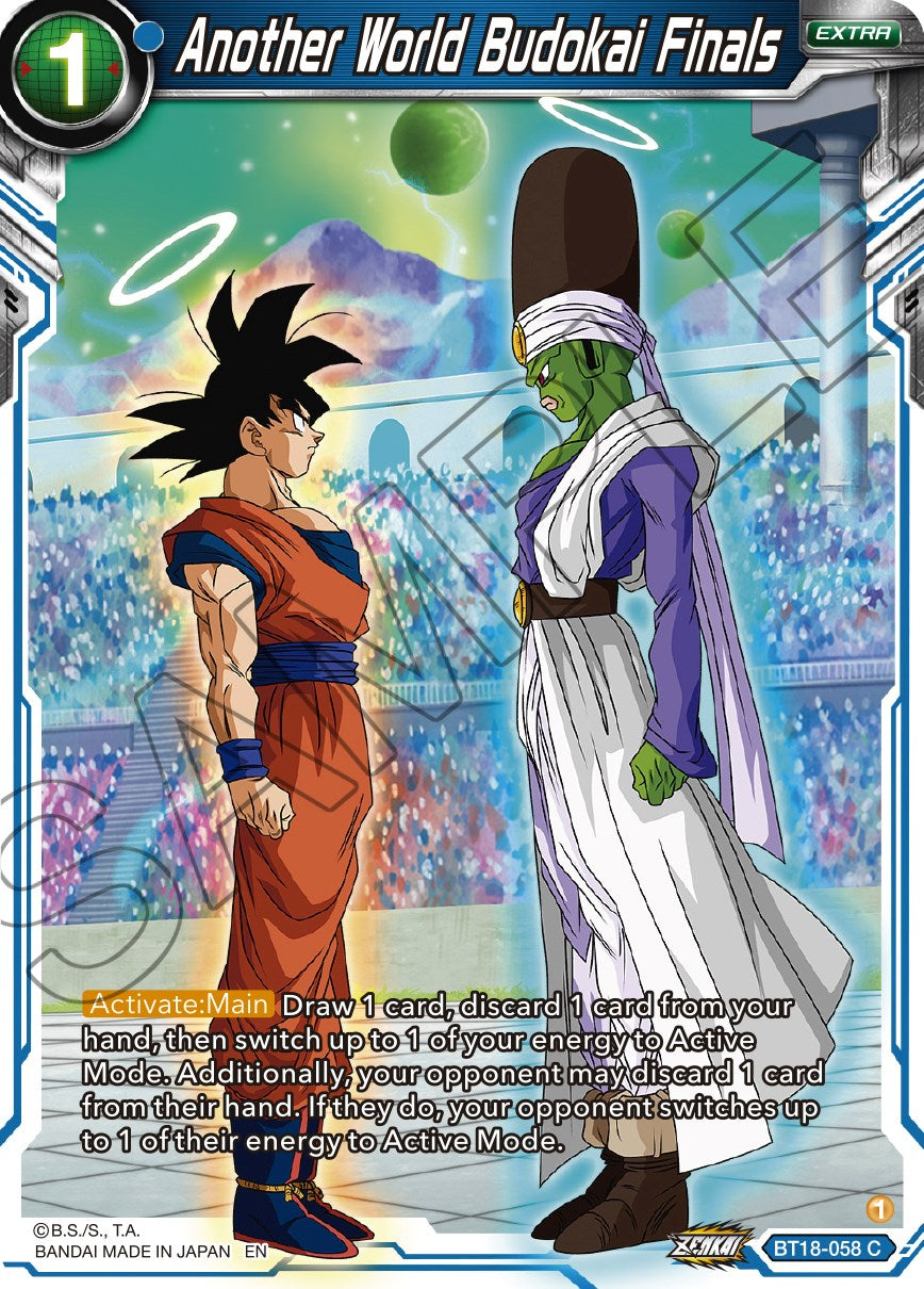Another World Budokai Finals (BT18-058) [Dawn of the Z-Legends] Parallel Foil