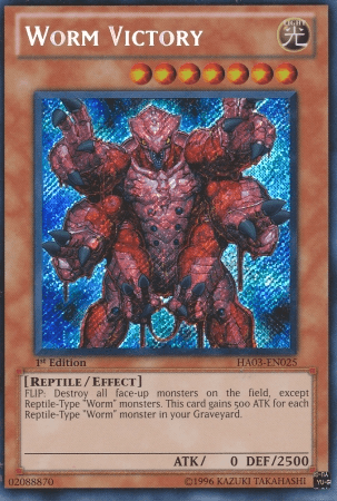 Worm Victory [HA03-EN025] Secret Rare - Josh's Cards