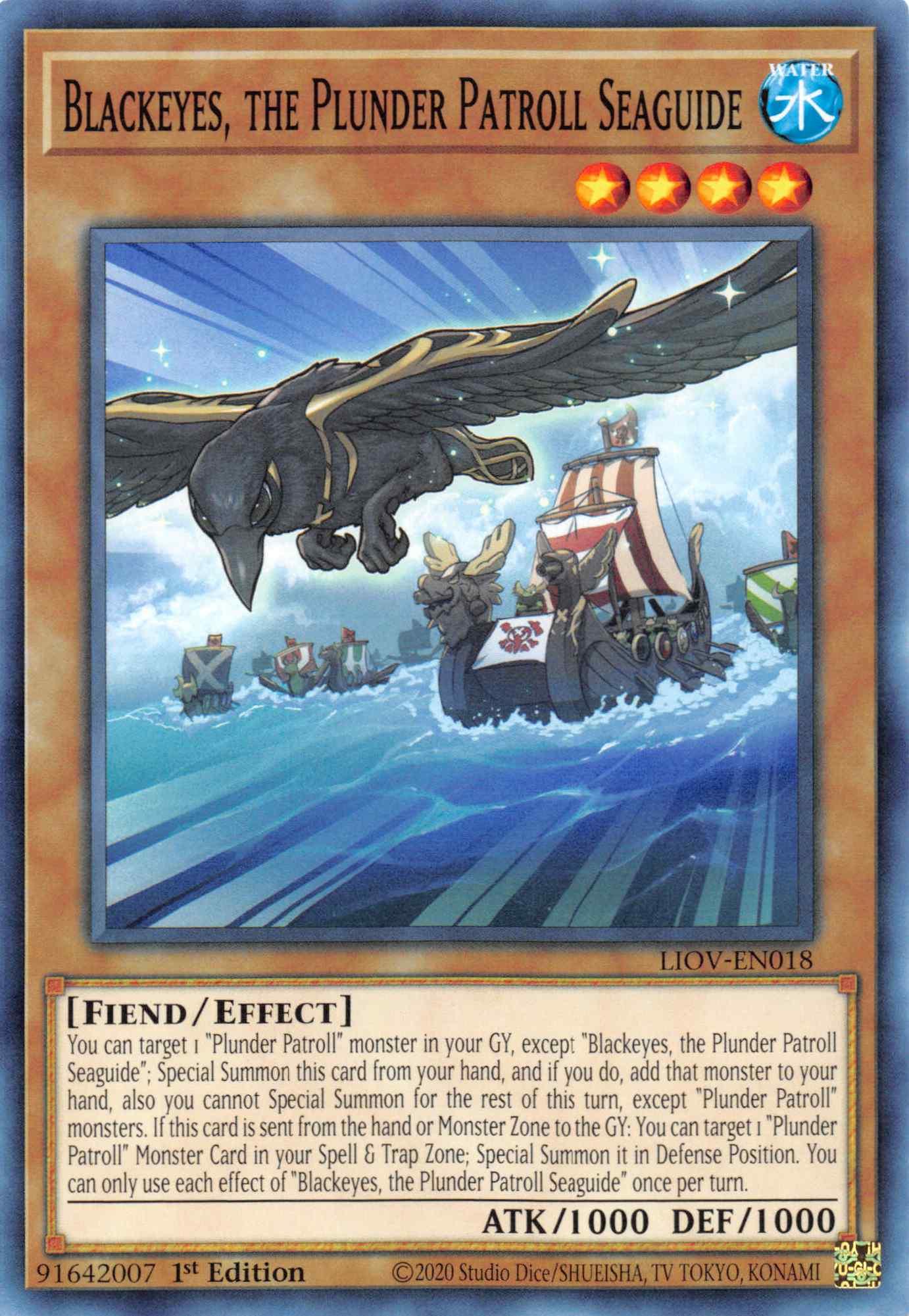 Blackeyes, the Plunder Patroll Seaguide [LIOV-EN018] Common - Josh's Cards