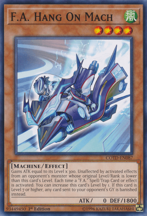 F.A. Hang On Mach [COTD-EN087] Common - Josh's Cards