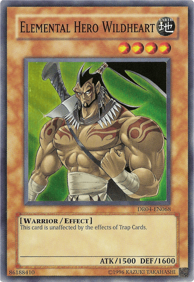 Elemental Hero Wildheart [DR04-EN068] Super Rare - Josh's Cards
