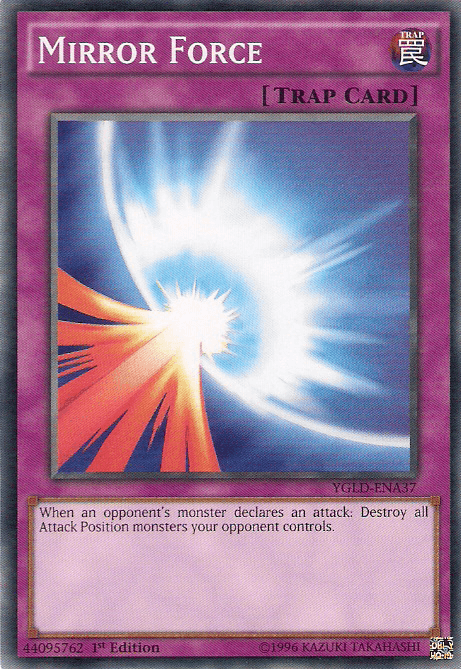 Mirror Force [YGLD-ENA37] Common - Josh's Cards