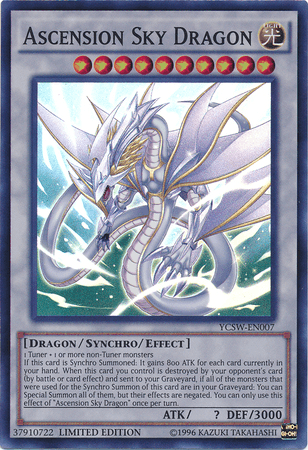 Ascension Sky Dragon [YCSW-EN007] Super Rare - Josh's Cards