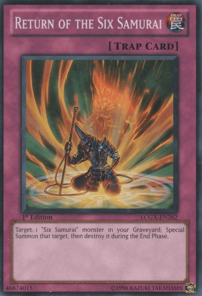 Return of the Six Samurai [LCGX-EN262] Common - Josh's Cards
