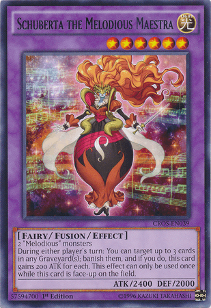 Schuberta the Melodious Maestra [CROS-EN039] Rare - Josh's Cards