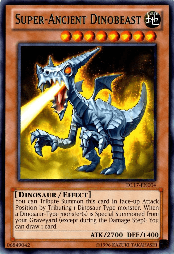 Super-Ancient Dinobeast (Green) [DL17-EN004] Rare - Josh's Cards