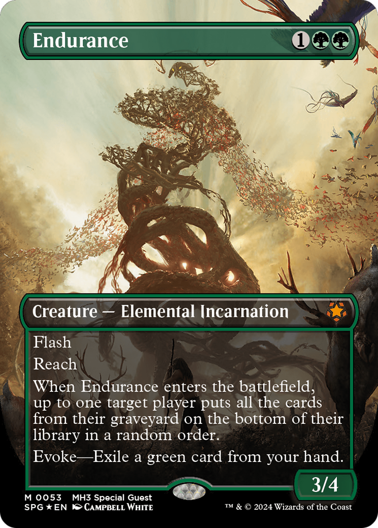 Endurance (Borderless) (Textured Foil) [Modern Horizons 3 Special Guests]