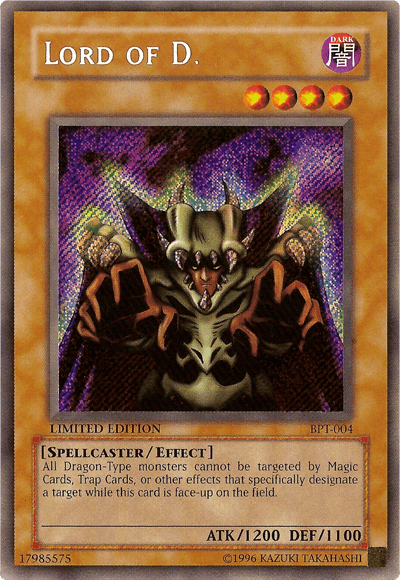 Lord of D. [BPT-004] Secret Rare - Josh's Cards